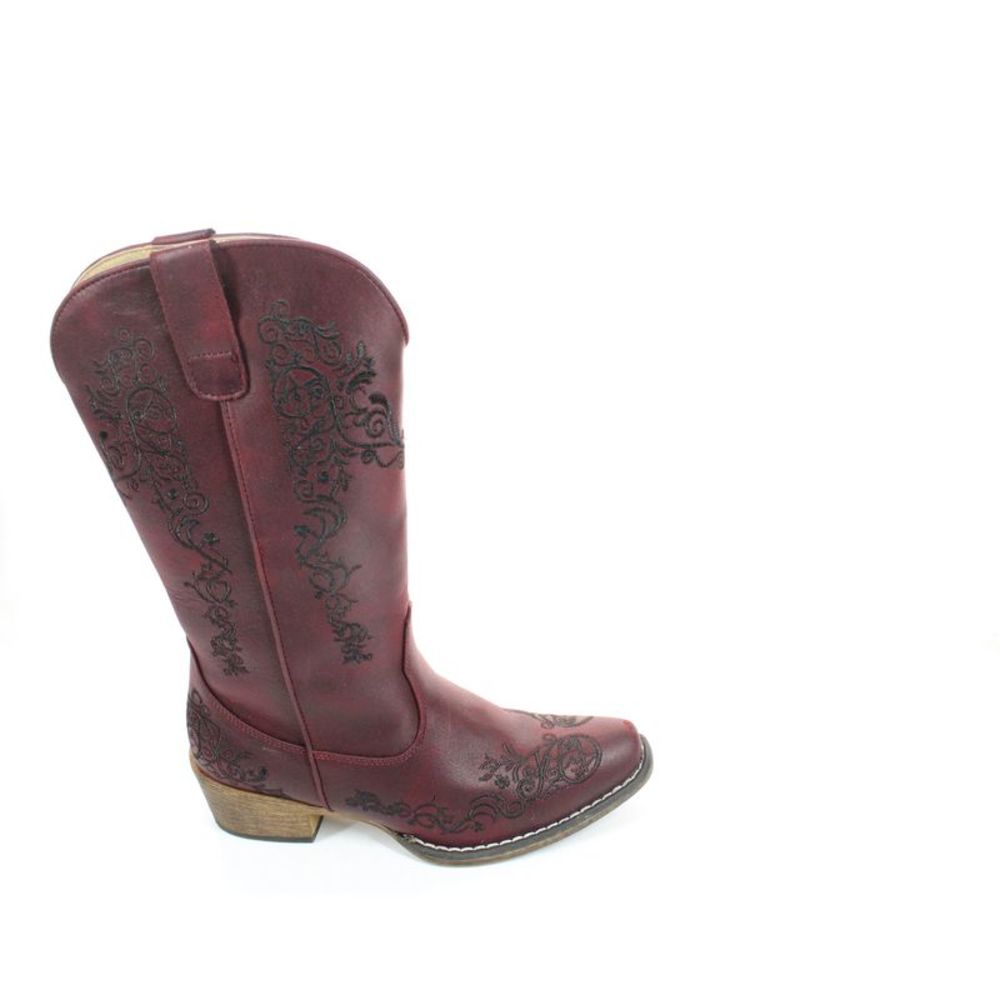 Roper Womens Judith Brown Cowboy, Western Boots Size … Gem